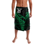 New Zealand Lawn Bowls Custom Lavalava Green Maori Warrior Tribal Silver Fern - Aussie Hoodie