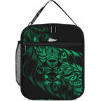 New Zealand Lawn Bowls Lunch Bag Green Maori Warrior Tribal Silver Fern