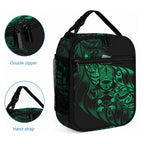 New Zealand Lawn Bowls Lunch Bag Green Maori Warrior Tribal Silver Fern