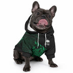 New Zealand Lawn Bowls Custom Pet Hoodie Green Maori Warrior Tribal Silver Fern