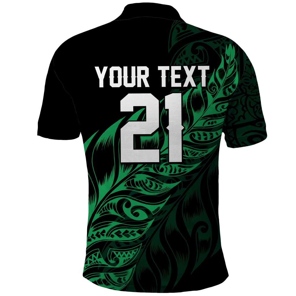 New Zealand Lawn Bowls Custom Polo Shirt Green Maori Warrior Tribal Silver Fern - Aussie Hoodie