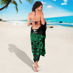 New Zealand Lawn Bowls Sarong Green Maori Warrior Tribal Silver Fern - Aussie Hoodie