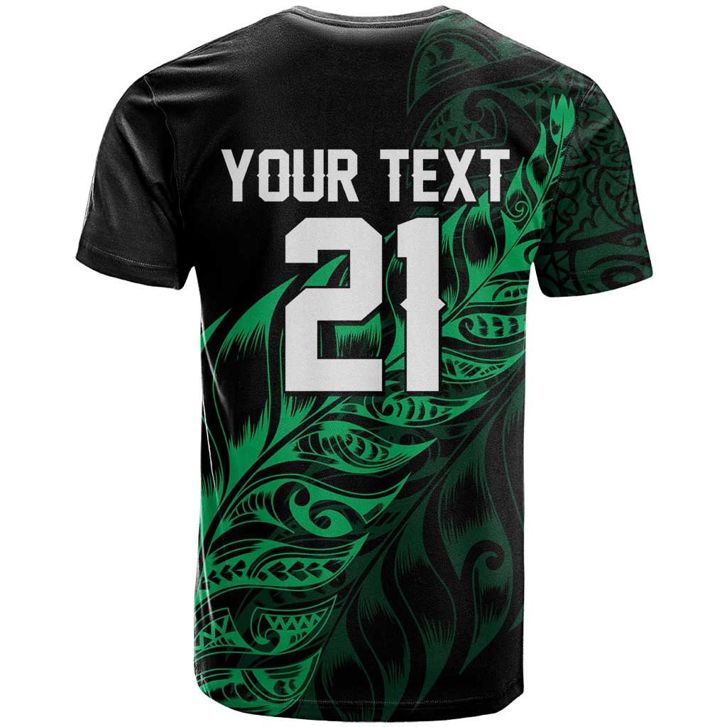 New Zealand Lawn Bowls Custom T Shirt Green Maori Warrior Tribal Silver Fern - Aussie Hoodie