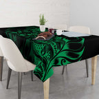New Zealand Lawn Bowls Tablecloth Green Maori Warrior Tribal Silver Fern - Aussie Hoodie