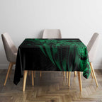 New Zealand Lawn Bowls Tablecloth Green Maori Warrior Tribal Silver Fern - Aussie Hoodie