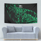 New Zealand Lawn Bowls Tapestry Green Maori Warrior Tribal Silver Fern - Aussie Hoodie