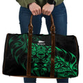 New Zealand Lawn Bowls Travel Bag Green Maori Warrior Tribal Silver Fern - Aussie Hoodie