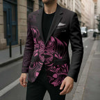 New Zealand Lawn Bowls Custom Blazer Pink Maori Warrior Tribal Silver Fern - Aussie Hoodie