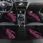 New Zealand Lawn Bowls Custom Car Mats Pink Maori Warrior Tribal Silver Fern - Aussie Hoodie