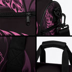 New Zealand Lawn Bowls Duffle Bag Pink Maori Warrior Tribal Silver Fern
