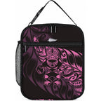 New Zealand Lawn Bowls Lunch Bag Pink Maori Warrior Tribal Silver Fern