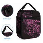 New Zealand Lawn Bowls Lunch Bag Pink Maori Warrior Tribal Silver Fern