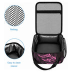 New Zealand Lawn Bowls Lunch Bag Pink Maori Warrior Tribal Silver Fern