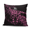 New Zealand Lawn Bowls Pillow Cover Pink Maori Warrior Tribal Silver Fern - Aussie Hoodie