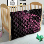 New Zealand Lawn Bowls Quilt Pink Maori Warrior Tribal Silver Fern - Aussie Hoodie