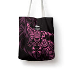 New Zealand Lawn Bowls Tote Bag Pink Maori Warrior Tribal Silver Fern - Aussie Hoodie