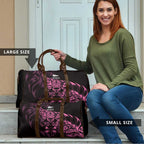 New Zealand Lawn Bowls Travel Bag Pink Maori Warrior Tribal Silver Fern - Aussie Hoodie