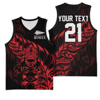 New Zealand Lawn Bowls Custom Basketball Jersey Red Maori Warrior Tribal Silver Fern - Aussie Hoodie