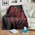 New Zealand Lawn Bowls Blanket Red Maori Warrior Tribal Silver Fern - Aussie Hoodie