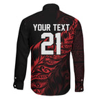 New Zealand Lawn Bowls Custom Family Matching Mermaid Dress and Hawaiian Shirt Red Maori Warrior Tribal Silver Fern - Aussie Hoodie