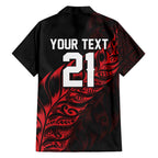 New Zealand Lawn Bowls Custom Family Matching Tank Maxi Dress and Hawaiian Shirt Red Maori Warrior Tribal Silver Fern - Aussie Hoodie