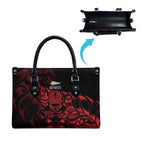 New Zealand Lawn Bowls Leather Bag Red Maori Warrior Tribal Silver Fern - Aussie Hoodie
