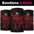 New Zealand Lawn Bowls Neck Gaiter Red Maori Warrior Tribal Silver Fern - Aussie Hoodie
