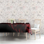 New Zealand Lawn Bowls Tablecloth Red Maori Warrior Tribal Silver Fern - Aussie Hoodie