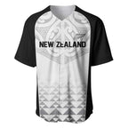 World Football 2026 New Zealand Custom Baseball Jersey All White Fern Maori Tribal - Aussie Hoodie