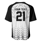 World Football 2026 New Zealand Custom Baseball Jersey All White Fern Maori Tribal - Aussie Hoodie