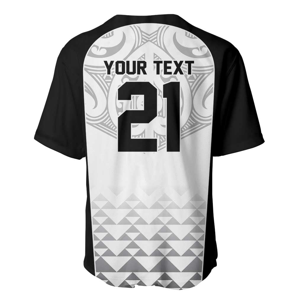 World Football 2026 New Zealand Custom Baseball Jersey All White Fern Maori Tribal - Aussie Hoodie