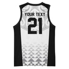World Football 2026 New Zealand Custom Basketball Jersey All White Fern Maori Tribal - Aussie Hoodie