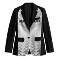 World Football 2026 New Zealand Custom Blazer All White Fern Maori Tribal - Aussie Hoodie