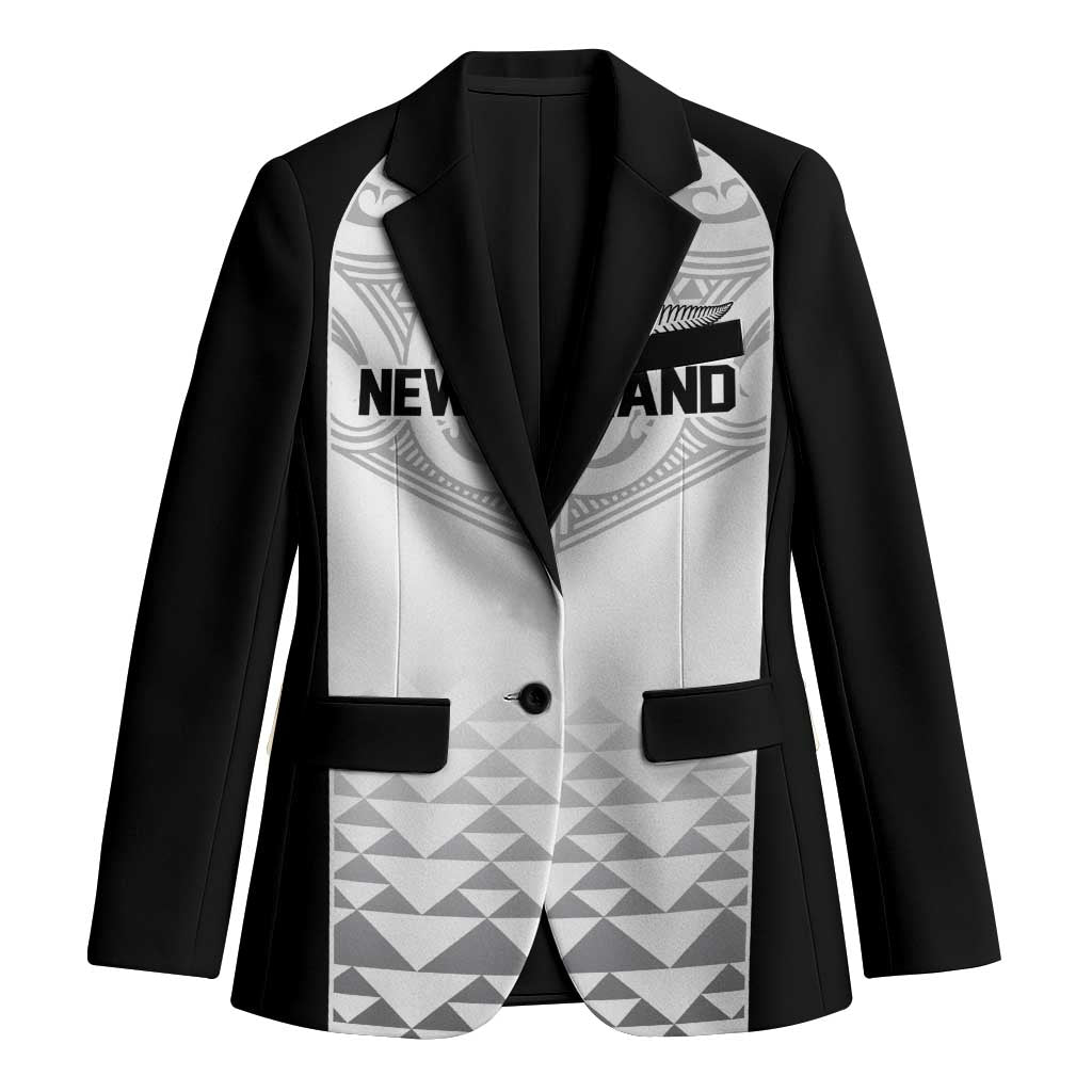 World Football 2026 New Zealand Custom Blazer All White Fern Maori Tribal - Aussie Hoodie
