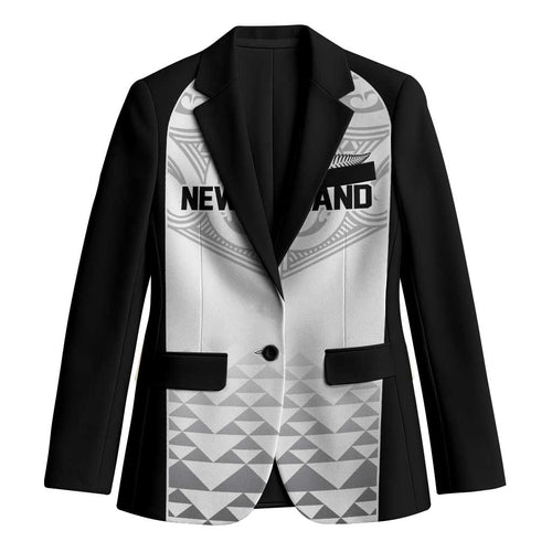 World Football 2026 New Zealand Custom Blazer All White Fern Maori Tribal - Aussie Hoodie
