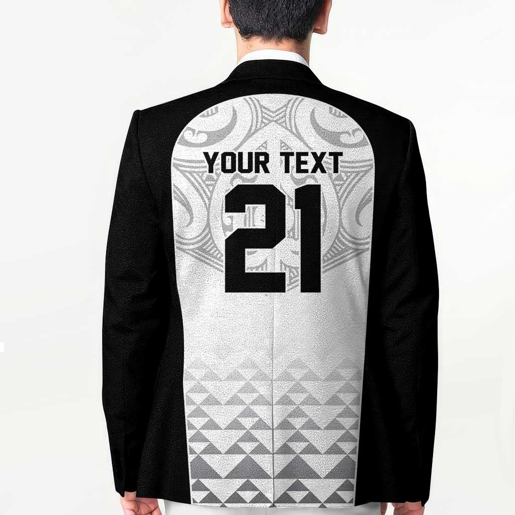World Football 2026 New Zealand Custom Blazer All White Fern Maori Tribal - Aussie Hoodie