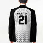 World Football 2026 New Zealand Custom Blazer All White Fern Maori Tribal - Aussie Hoodie