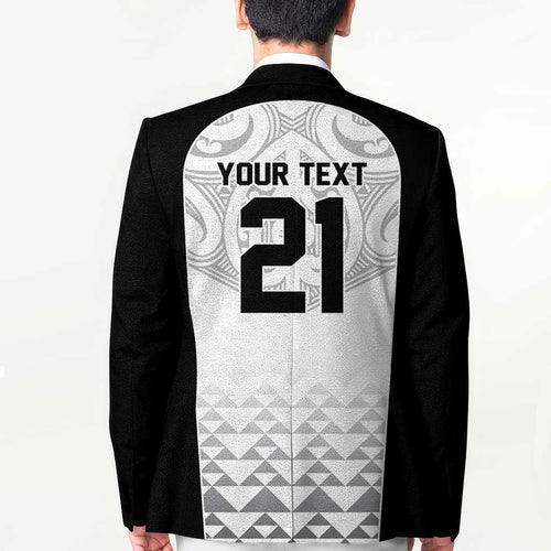 World Football 2026 New Zealand Custom Blazer All White Fern Maori Tribal - Aussie Hoodie