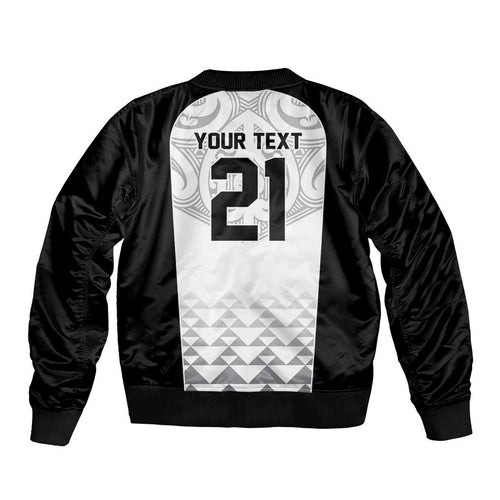 World Football 2026 New Zealand Custom Bomber Jacket All White Fern Maori Tribal - Aussie Hoodie