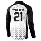 World Football 2026 New Zealand Custom Button Sweatshirt All White Fern Maori Tribal - Aussie Hoodie