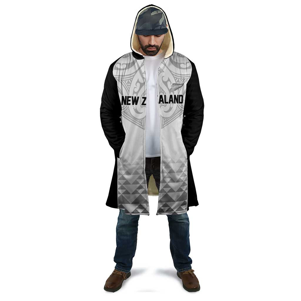 World Football 2026 New Zealand Custom Cloak All White Fern Maori Tribal - Aussie Hoodie