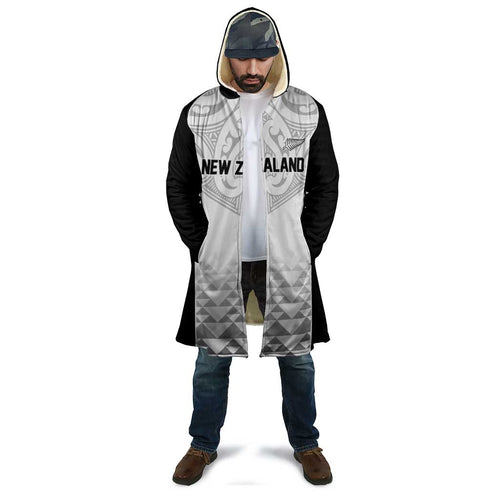World Football 2026 New Zealand Custom Cloak All White Fern Maori Tribal - Aussie Hoodie