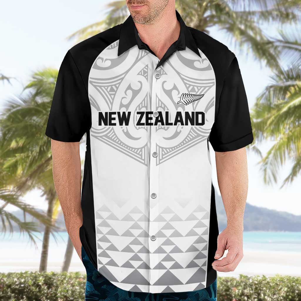 World Football 2026 New Zealand Custom Hawaiian Shirt All White Fern Maori Tribal - Aussie Hoodie