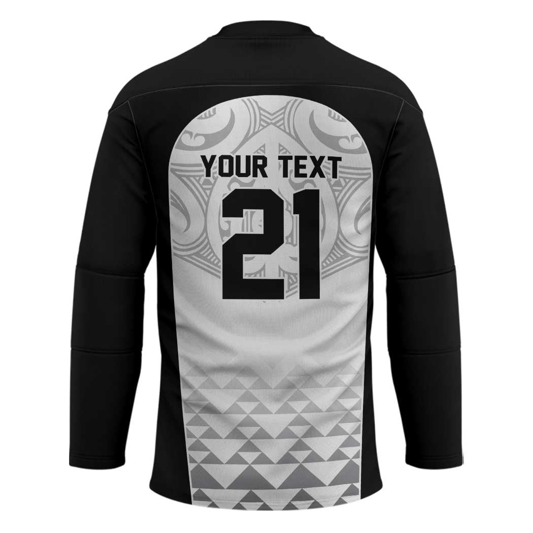 World Football 2026 New Zealand Custom Hockey Jersey All White Fern Maori Tribal - Aussie Hoodie