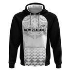 World Football 2026 New Zealand Custom Hoodie All White Fern Maori Tribal - Aussie Hoodie