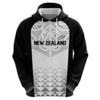 World Football 2026 New Zealand Custom Hoodie All White Fern Maori Tribal - Aussie Hoodie