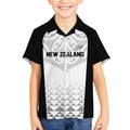 World Football 2026 New Zealand Custom Kid Hawaiian Shirt All White Fern Maori Tribal - Aussie Hoodie