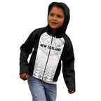 World Football 2026 New Zealand Custom Kid Hoodie All White Fern Maori Tribal - Aussie Hoodie