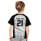 World Football 2026 New Zealand Custom Kid T Shirt All White Fern Maori Tribal - Aussie Hoodie