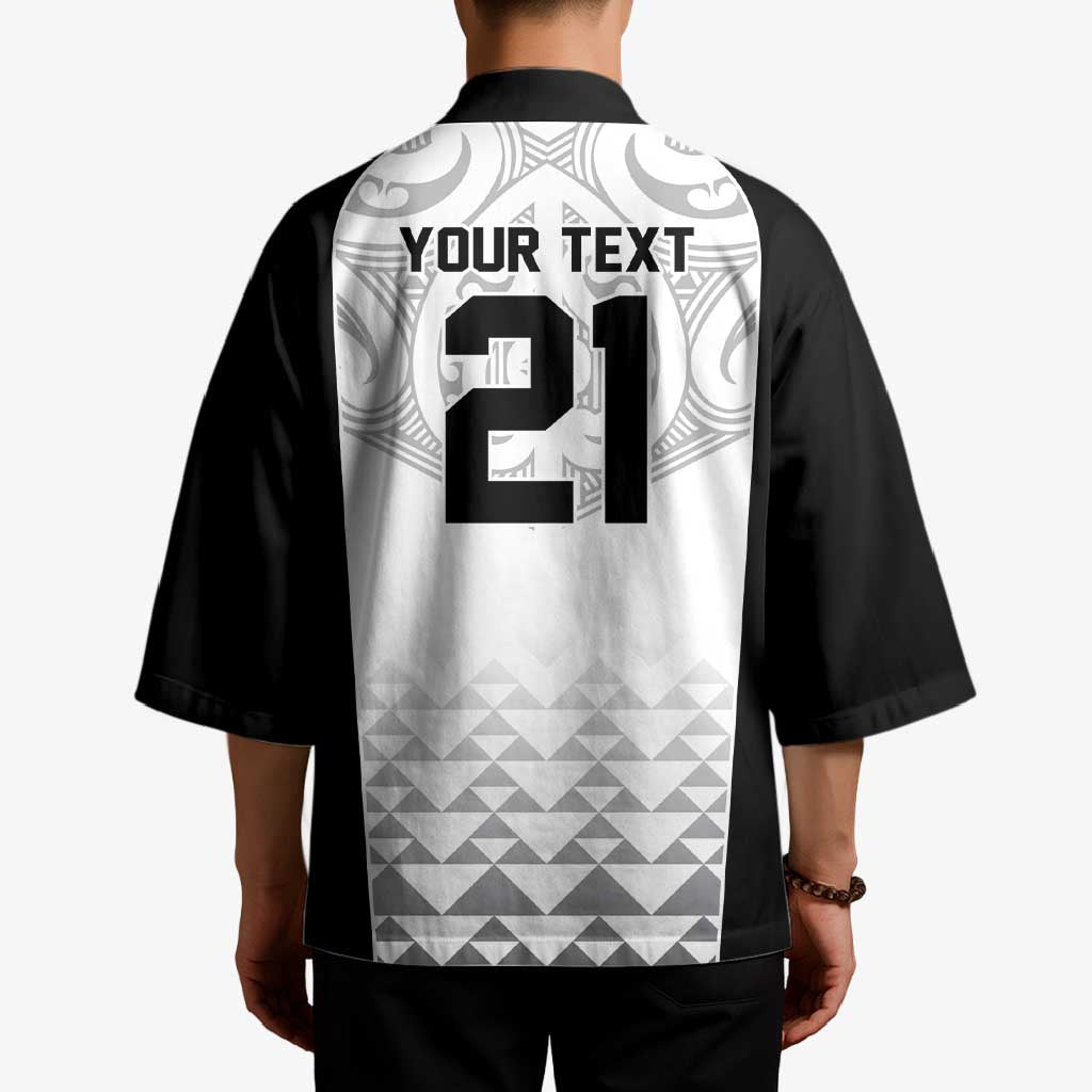 World Football 2026 New Zealand Custom Kimono All White Fern Maori Tribal - Aussie Hoodie